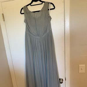 Jenny Yoo formal dress, gray-blue, size 12, only worn once